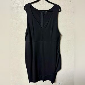 Torrid Black V-Neck Mini Dress